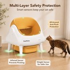 Pawpetica Self Cleaning Cat Litter Box  App Control Extra Large Kitty Litter Box
