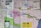 Saguenay Fjord Folded Tourist Map Quebec  Canada New