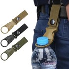 4pcs Webbing Buckle Hook Water Bottle Holder Clip  Outdoor Edc Carabiner Belt