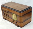 Vintage Musicaire Model 172-t Wood Tube Radio Battery Operated Parts Repair 1930