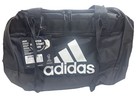 New Adidas Defender Iv Small Duffel Bag Black Water Resistant Gym Travel