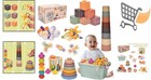 Montessori Baby Toys Set 38pcs Educational Soft Blocks Shapes Teething Gifts