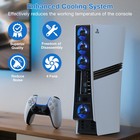 Cooling Fan For Ps5 Pro Quiet Enhanced External Usb Fan Max Speed Cooler L