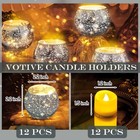 12 Set Votive Candle Holders Wedding Centerpiece Table Decorations