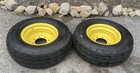 2 New 11l-16 Backhoe Tires rims wheels For Case 580 2wd - F3 12 Ply Rating