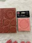 Rubber Stamp Lot 22 Floral Taylored Expressions Purple Onion Io