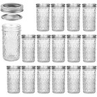 Mason Jars 12 Oz Canning Jars Jelly Jars With Regular Lids Ideal For Jam H