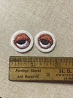 2 Vintage Embroidered Felt Eye Eyeballs Patch Itty Bitty Tiny Patches Pair Eyes