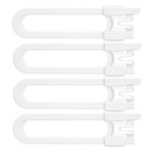 Vmaisi Baby Sliding Cabinet Locks - 4 Pack Adjustable U Shaped Child Safety Lock