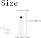 12 Pcs Precision Tip Applicator Bottles  120ml  4 Ounce Needle Tip Bottle