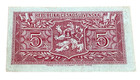 Czechoslovakia 1949 5 Korun Au Note