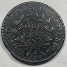 1801 Draped Bust Large Cent Xf Details Extra Fine Corrosion With Clip