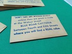 Blue Boar Cafeteria Louisville Ky Vintage Nos Sealed Wooden Nickels Envelope Lot