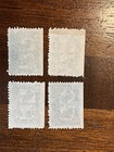 Lot 4 China Stamps 1949 Liberation Shanghai Nanking Mint Scott  14 17