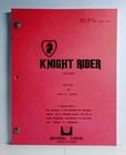 Knight Rider 2-hour  Pilot Tv Script 1982  110 Pgs  David Hasselhoff - Reprint