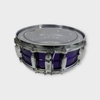 Ludwig Supraphonic 5x14    Snare Drum - 70s 80s Blue   Olive Badge - Custom Purple