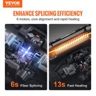 Vevor Fiber Fusion Splicer 6 Motors Core Alignment 6s Splicing 5  Touch Screen