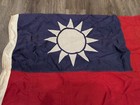 1940 s Wwii Republic Of China Taiwan Refugee Flag Chinese Civil War 34 x59 