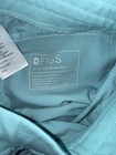 Figs Technical Collection Women   s Scrub Pants L p Blue Solid Drawstring Seaglass
