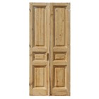 Pair Of Antique 39  Solid French Doors  Late 1800 s  Ned2519