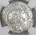440- 404 Bc Silver Attica Athens Tetradrachm Athena Owl Coin Ngc Ch Vf 3 5