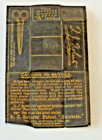 Antique Rj Roberts Parabola Needles Sharps  No 7 Gold Burnished Made In England