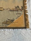 Vintage Italian Wall Rug Art Gondola Venice Tapestry Italy 46    X 19   