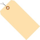 Heavy Duty 13 Pt Manila Shipping Tags In Bulk - 1000 Wired Labels For Organizing