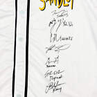 The Sandlot Cast Signed With Nicknames White Baseball Jersey  beckett 
