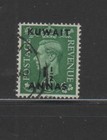 Kuwait  95  1950  1 1 2a On 1 1 2p  King George Vi Surcharged   F-vf  Used  B
