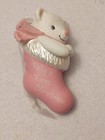 Hallmark Keepsake 2017 Baby Girl s First Christmas In Pink Stocking Ornament