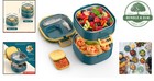 Double-layer Kids Adults Bento Lunch Box Stainless Steel Bpa-free Dishwasher    