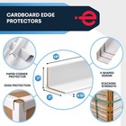 Cardboard Edge Protectors 2 x2 x48  Medium Duty Pallet Corner Guards 50 Pack