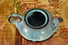 Chinese Drip Glaze 8 Pc Tea Set Blue