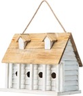 Wooden Oversized Cottage Birdhouse 14 25 Inch Rustic Nest Box For Bluebirds