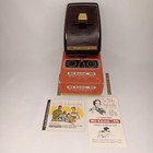 Vintage 1950s Sawyer Bi-lens 35 Mm Slide Viewer With Original Box   Manual