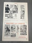 Vintage 1957 Trooper Hook Movie Pressbook Ua Joel Mccrea Barbara Stanwyck