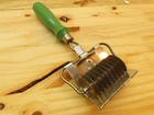 Acme Rotary Mincer - Green Wooden Handle