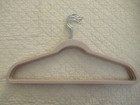 Huggable Hangers Suit pants Hangers Blush pink Velvet Chrome Hook  set Of 6 