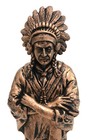 World Scout Movement Founder - Baden Powell Indian Chief Figure Figurine 27cm H