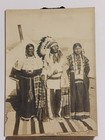 Antique Native American Indian Photograph Titled   jack Sits Poor    Family 