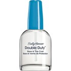 Double Duty Clear Nail Polish  Quick Dry Base   Top Coat For Long-lasting Shine
