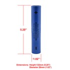 Kastar Lifepo4 Battery 6 4v 3800mah For Maglite Ml150lr Ml150lr-1019 Ml150lr x 