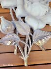 2 Vintage 1963 Mcm Syroco Cream Roses Floral Wall Art Plaques 3d Hanging 18  Usa