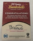 2018 Cryptozoic Dc Bombshells Series 2 Sketch Card 1 1 Bumblebee By Bianca
