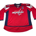 Washington Capitals Alex Ovechkin  8 Captain Sewn Hockey Jersey Red     Size 52
