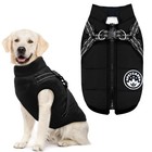 Petcare Winter Dog Coat With Harness Built In Waterproof  Large Dogs Cats