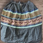 Vintage Seminole Native American Handmade Patchwork Skirt