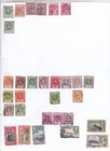 Ceylon  Vintage Collection On Old Album Leaves 169 Stamps Mostly Used
