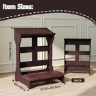 Prayer Bench Tool Table Chair Kneeler W cushion For Church Bible Reading